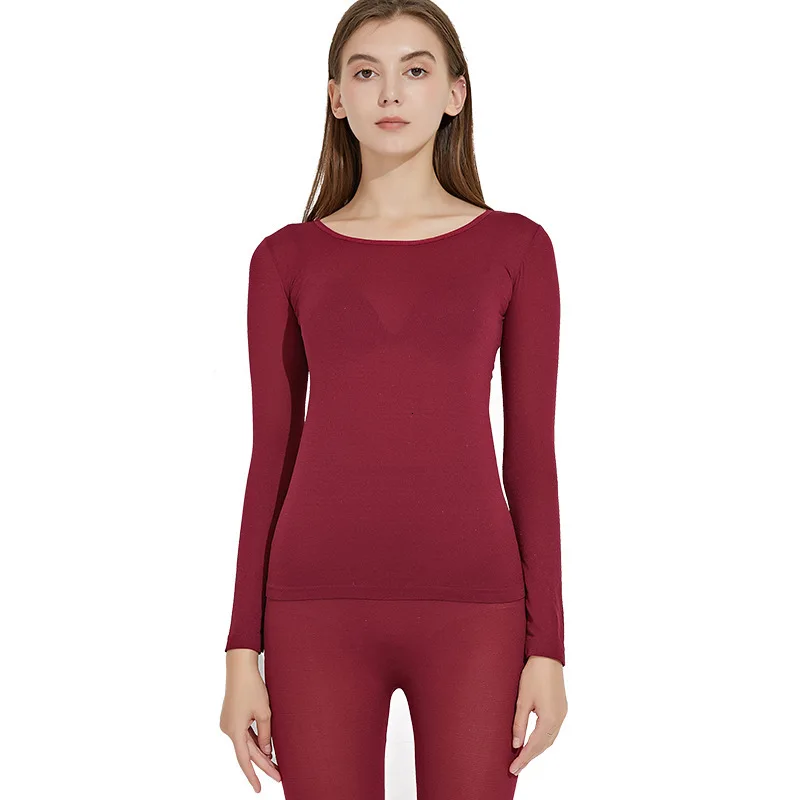 

Winter Lovers Seamless New Keep Warm Underwear Set Woman Ultrathin High Elastic Slim Beautiful Body Long Johns Set