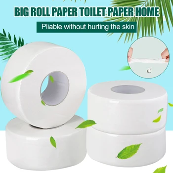 

1/2/4 Rolls Toilet Paper Tissue Household 3 Layers White Soft Skin-Friendly for Bathroom H99F