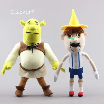 

2 Pcs/set 32-35 cm Movie Shrek Figure Soft Stuffed Dolls New Arrivals Women Kids Birthday Gift Home Car Sofa Decoration