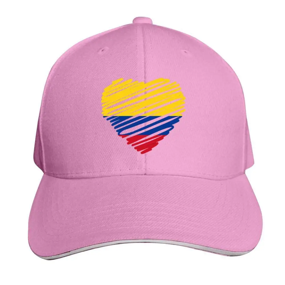 Колумбийский флаг регулируемая бейсболка, старый сэндвич Кепка, заостренный папа Кепка