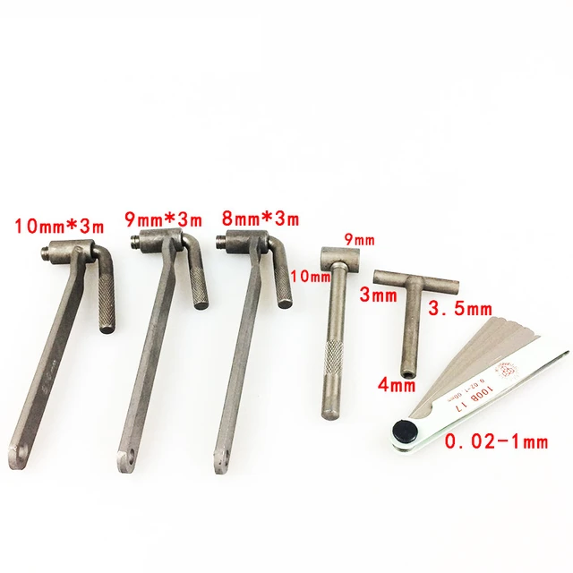 Universal Motorcycle Engine Valve Screw Adjusting Spanner clearance  adjustment tools Feeler gauge for Honda yamaha suzuki