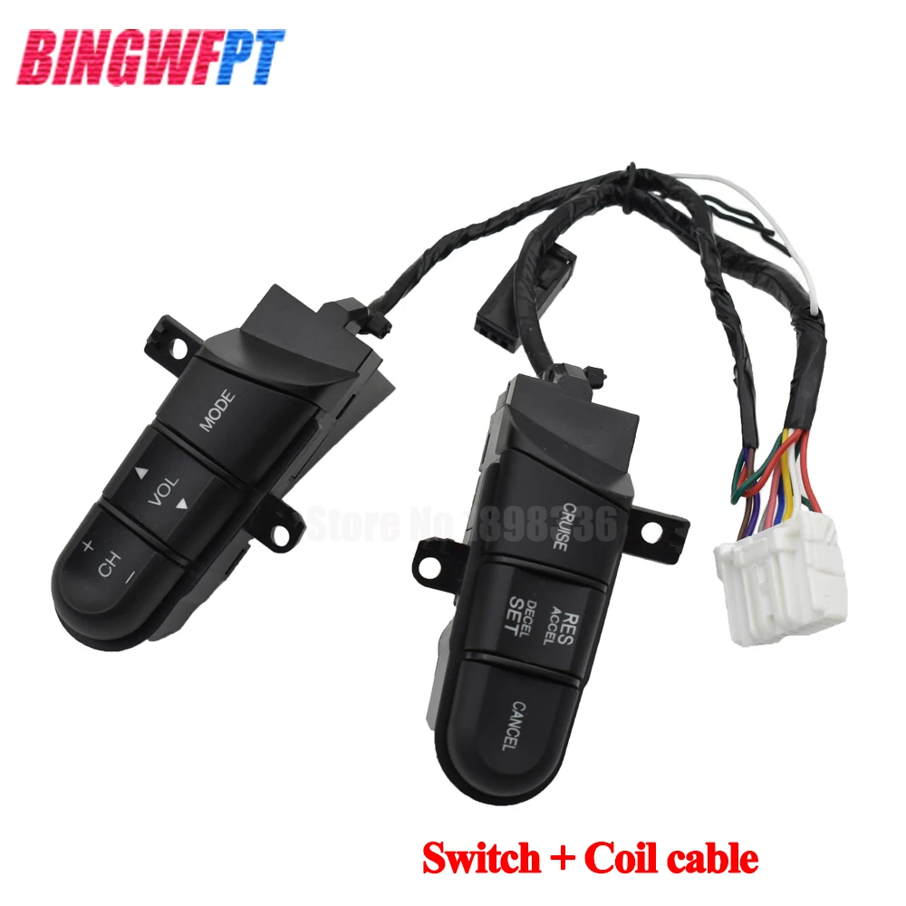 Круиз переключатель для Honda Civic 2006 2007 2008 с аудиоуправлением и кабелем 36770 SNA A12
