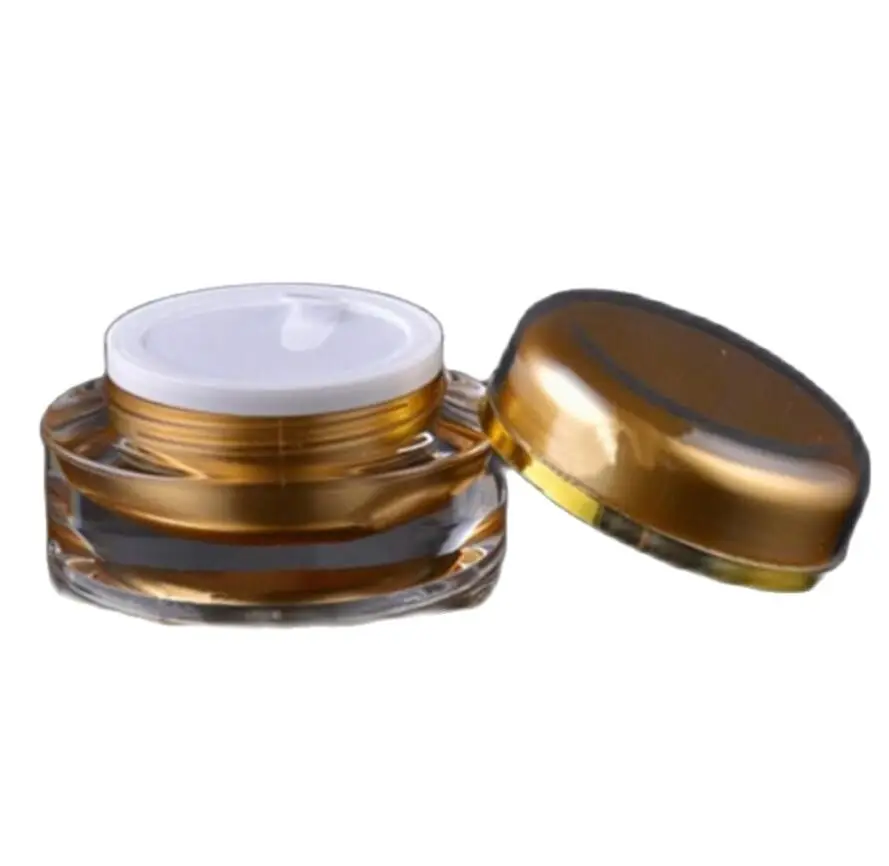 15g gold oval shape cream bottle,cosmetic container,,cream jar,Cosmetic Jar,Cosmetic Packaging