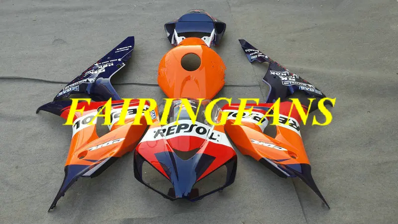 Комплект обтекателей под давлением для HONDA CBR1000RR 06 07CBR 1000 RR CBR 100RR 2006 2007 красные и