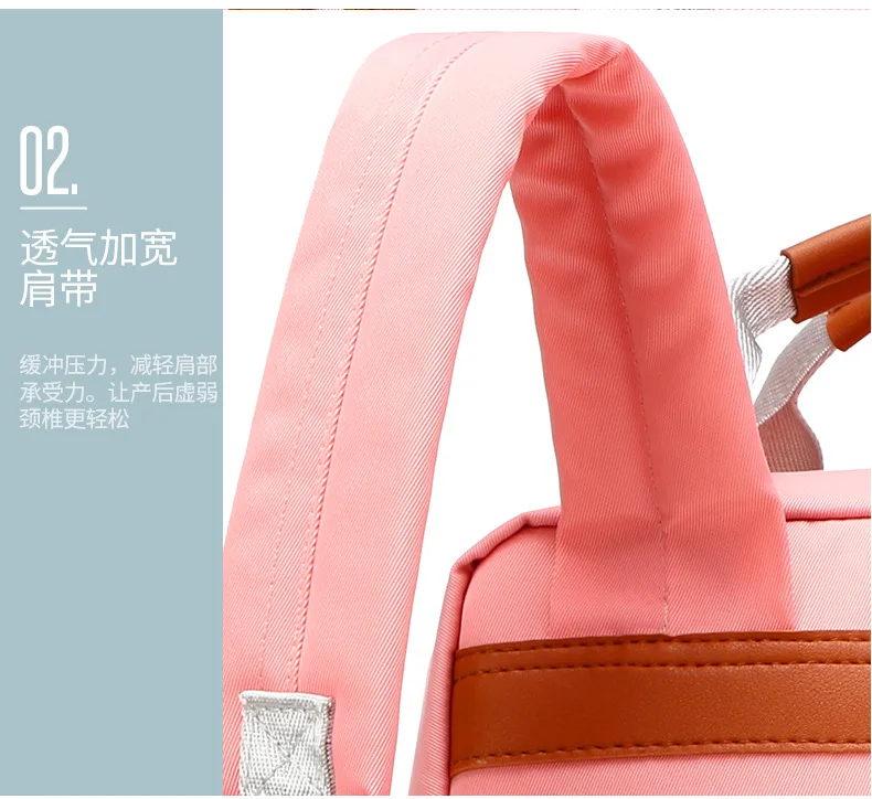 Hot Mom Backpack Versitile Fashion Large-Volume Multi-functional Waterproof Diaper Bag Infant Storage MOTHER'S Bag