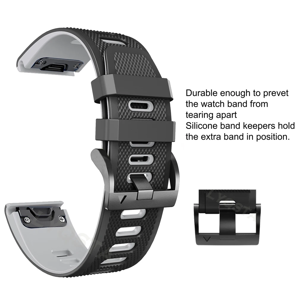 22 26mm Ʈ ġ Ǹ ð  Ʈ, Garmin Fenix 5/5X Plus 6X 6Pro 935Smartwatch Bracelet QuickFit Wristband Correa