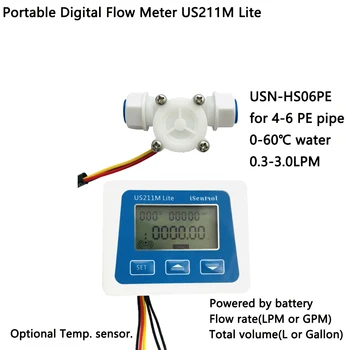 US211M Lite USN-HS06PE 0 3-3 0L min cyfrowy miernik przepływu czytnik przepływu kompatybilny ze wszystkimi naszymi efekt halla czujnik przepływu wody Saie tanie i dobre opinie Ultisolar CN (pochodzenie) hydrauliczny US211M Lite-USN-HS06PE 0 3-3 0LPM join 1 4