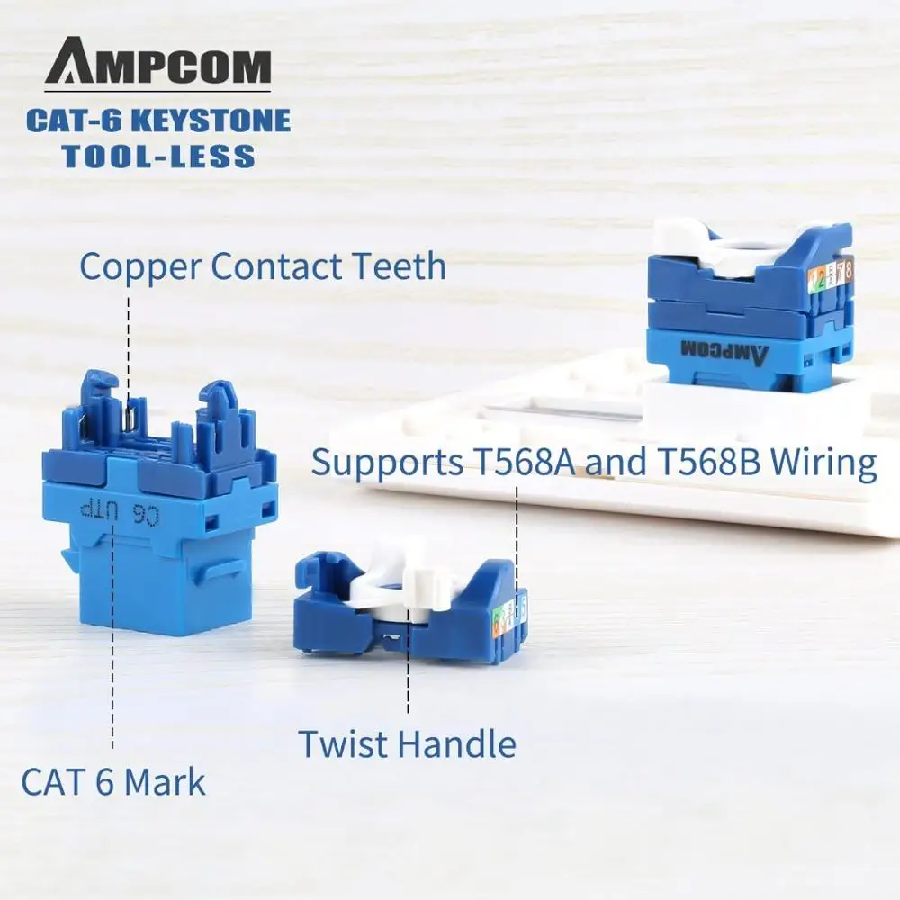 10 шт./упаковка разъем для модуля UTP CAT6 RJ45|Детали устройств связи| |