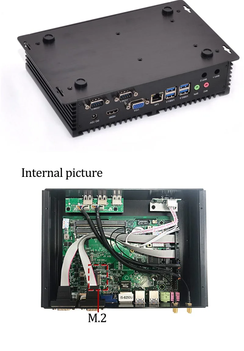 Dual COM 11th Gen Fanless Mini PC with Intel I5-1135G7/I7-1165G7, RS232 COM, USB, WIFI – Industrial Desktop Computer Description Image.This Product Can Be Found With The Tag Names Barebone Mini PC, Computer Office, Dual com