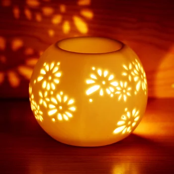 

New Style ceramic oil burners candle aromatherapy furnace aroma stove home decor Air Clean quemador incienso