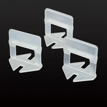 

DIY Ceramic Tile Leveling System Clips Tile Leveler Insert Ceramic Tile 100pcs/set PP Plastic Spacers For Tiling Tools 1.5/2/3mm