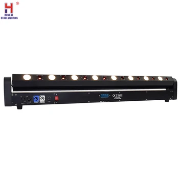 

moving head beam laser light with red laser array with led amber color for dj led bar stage light