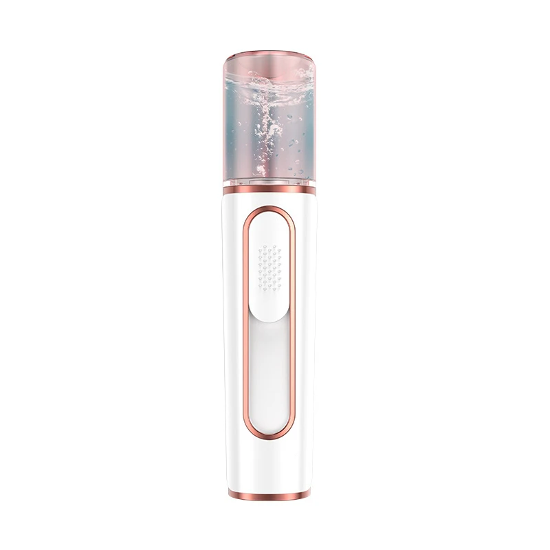 

2000Mah Portable Handheld Air Humidifier Double Port Nano Facial Humidifier Water Steamer Hydrating Device Power Charger