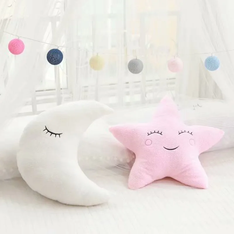 Облако, луна, звезда, капля дождя, плюшевая подушка, мягкая подушка, Kawaii, облако, мягкие плюшевые игрушки для детей, детские подушки, подарок для девочки