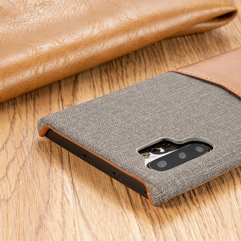 Чехол для samsung Galaxy Note 10 Plus, роскошный классический тканевый чехол из искусственной кожи для samsung Note 10 Plus Note 10 Note 9 8, чехол