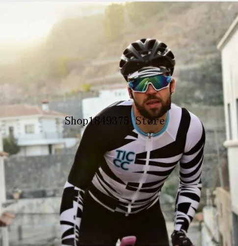 long jersey TIC CC Long sleeve standard weight jerseys New Men's cycling jersey MTB RBX BMX riding clothing Breathable bike ride wear - Цвет: long jersey