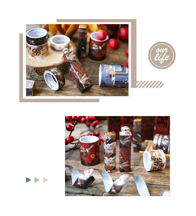 10set/lot Washi Masking Tapes Floating life Decorative Adhesive Scrapbooking DIY Paper Stickers