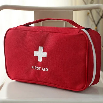 

First Aid Bag Portable Emergency Kits Survival Medical Rescue Pouch for Work Travel Holiday Home Outdoor Treatment #137
