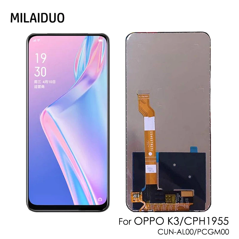 

TFT LCD For OPPO K3 CPH1955 CUN-AL00 PCGM00 LCD Display Touch Glass Screen 6.5'' Replacement Parts Sensor Replacement Parts