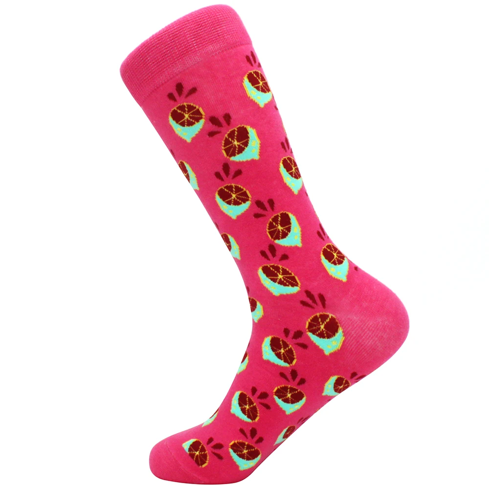 Vibrant Cartoon Cotton Crew Socks - Fun & Comfy Style