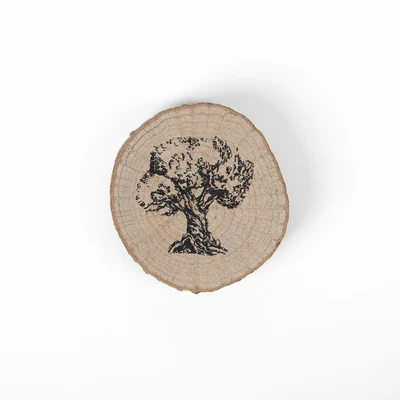 1 шт. винтажный деревянный резиновый штамп животное декоративные растения штамп для скрапбукинга канцелярские принадлежности DIY ремесло Стандартный штамп - Цвет: Olive Stamp