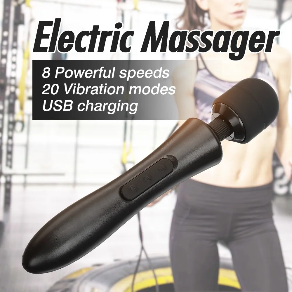 Массажер Электрический перкуссионный с зарядкой от USB 110 250 В 8