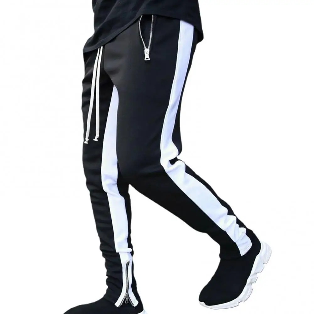Hot！ Hip Hop Mens Joggers Casual Pants Fitness Men Sportswear Tracksuit Bottoms Skinny Sweatpants Trousers Black Gyms Track Pant