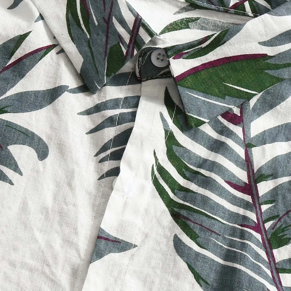 Mens Hawaiian Shirt casual short sleeved shirt short sleeved shirt hawaiian shirt button down shirt Fashion Casual Short Sleeve Quick Dry Top S-5XL