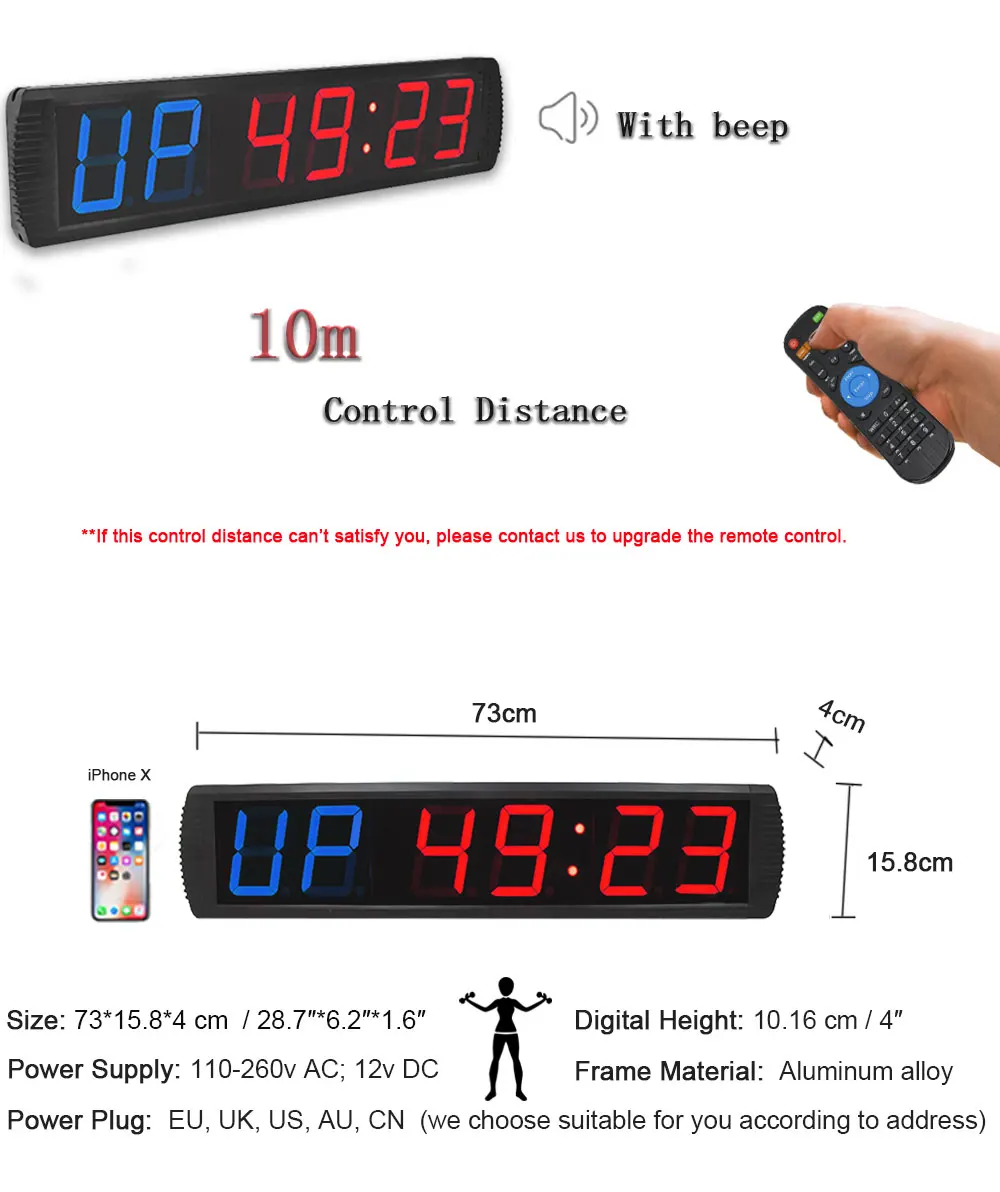 GYM CROSSFIT TIMER CLOCK 3