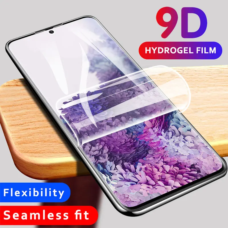 Película suave de hidrogel 9D para Samsung Galaxy S10 5G S9 S8 S20 Plus Uiltra S10e Note 10 Pro Lite, Protector de pantalla, película, sin cristal|Fundas ajustadas|   - AliExpress