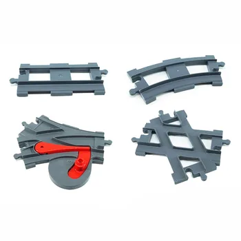 

Big Size Train way Bricks Toys Train Track Bridge Set for Kids Creative Track Building Blocks Toy for Children Birthday Gift