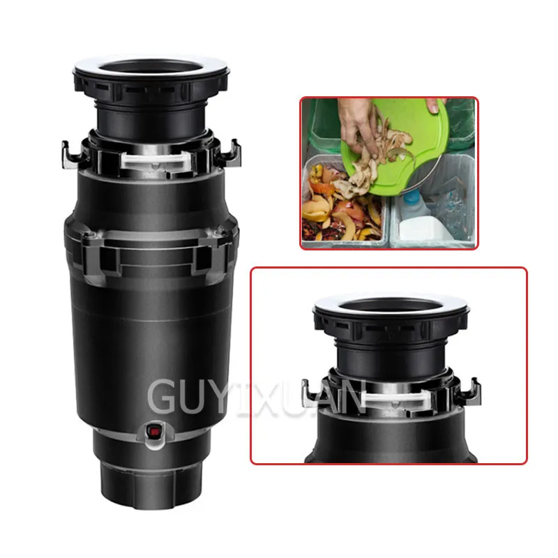 375W kitchen Sewer pipe Food waste disposer Household food shredder Bone melon fruits and vegetables garbage grinder | Инструменты