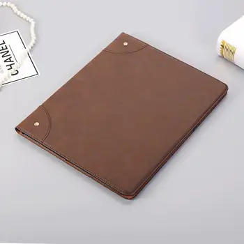 

Tablet Case for Ipad Pro 12.9 Inch 2018 Restoring Ancient PU Leather Wallet Clip Flip Stand Cover Smart Funda Shell+Pen