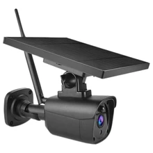 Caméra de Surveillance solaire sans fil 1080P HD, Wifi, batterie faible consommation, Vision nocturne infrarouge PIR, étanche