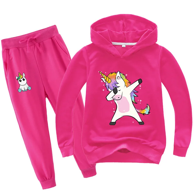 Детские комплекты осенний Новый комплект из свитшота для маленьких девочек