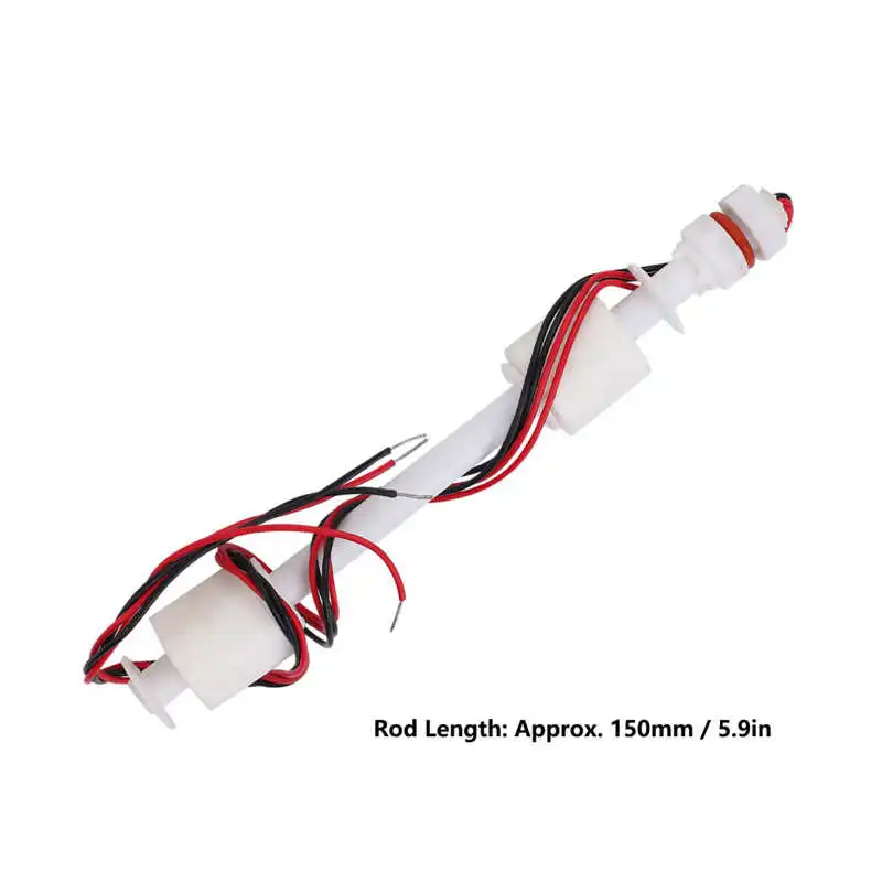 PH2 Float Switch plastic float valve PP Liquid Level Controller Plastic Water Detection Remote Sensor With 150mm Connecting Rod