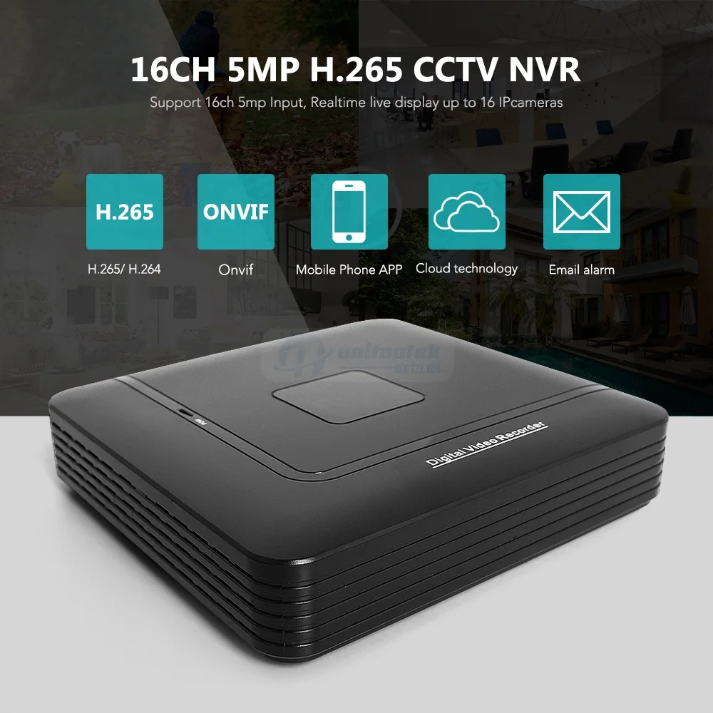 16CH 5MP H.265 CCTV NVR, сетевой видеорегистратор видеонаблюдения, Onvif 4MP 5MP, ip-камера, выход, обнаружение движения, XMEye