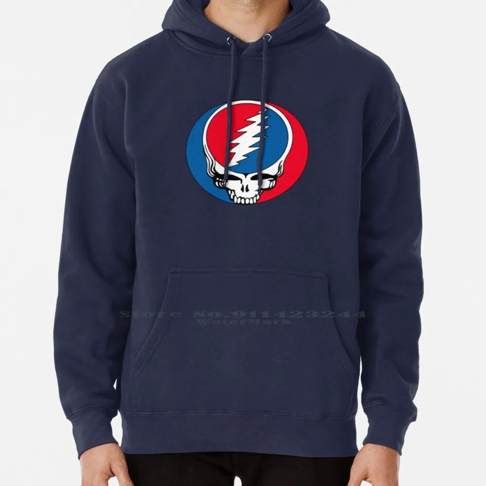 

Dead Head Hoodie Sweater 6xl Cotton Grateful Dead Steelie Psychadelic Jerry Garcia Lightning Bolt 70s Dead Head Women Teenage