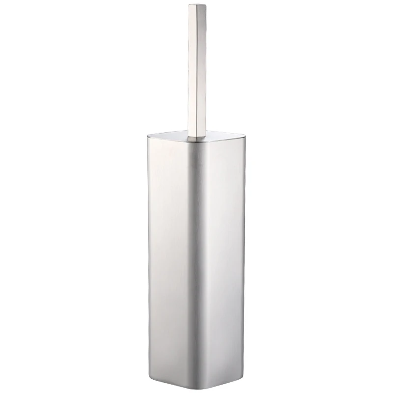 

Polished Stainless Steel Toilet Brush and Holder Square, Chrome Finished,Pack Of 1
