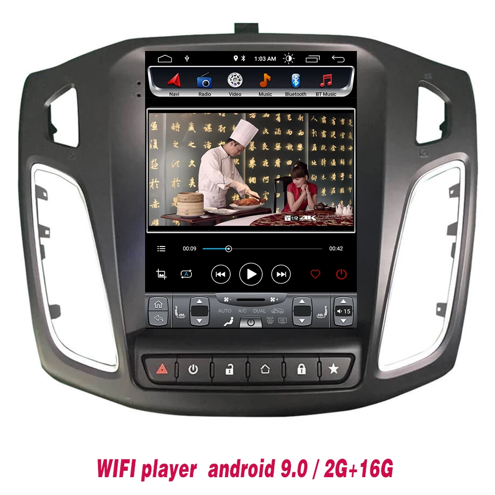 Perfect android 9.0 2G RAM car gps multimedia stereo radio player for focus salon Cruze  insignia navigation system 2