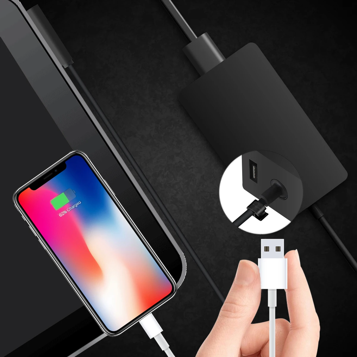 SOONHUA адаптер питания 48 Вт Зарядное устройство адаптеры питания 12 В 3.6A с usb-портом и шнуром питания для microsoft Surface RT