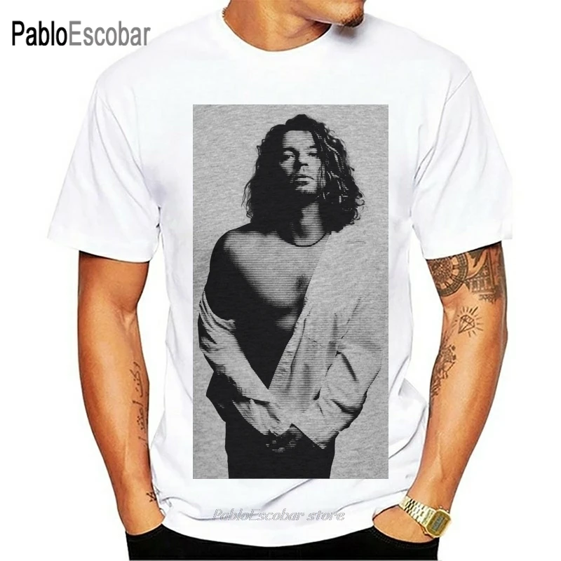 Футболка с надписью Michael Hutchence | Мужская одежда
