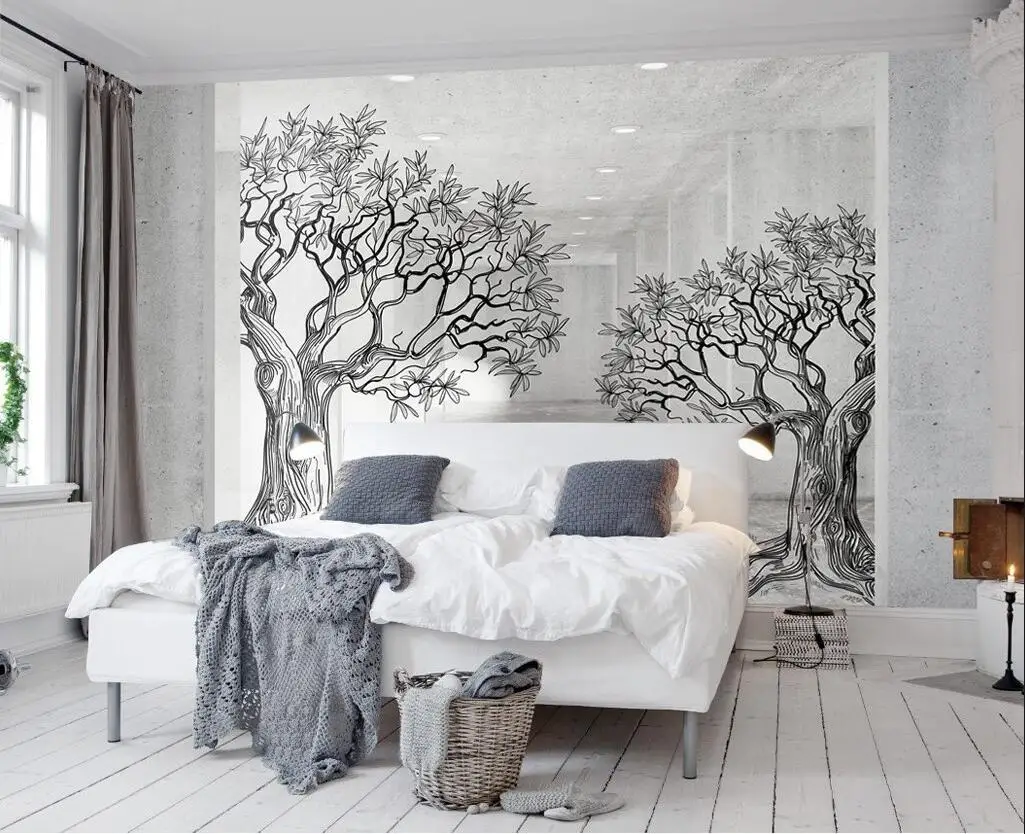 Pássaro TV Fundo paredes 3d papel de parede Beibehang