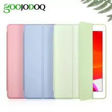 GOOJODOQ для iPad чехол 9,7 Air 2 Air Чехол iPad 6-го поколения Чехол Funda тонкий ТПУ силиконовый чехол Smart Cover для iPad Air
