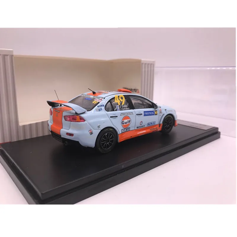 Модель автомобиля из 1:43 сплава TW mitsubiish Evo 10 металлическая игрушка модель автомобиля коллекция подарок