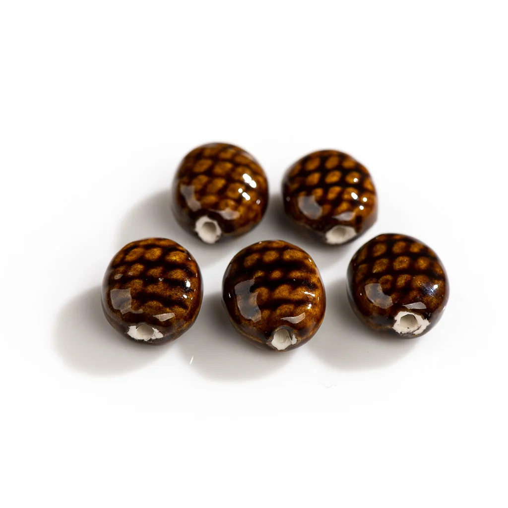 20 #5 stücke Retro Farbe Schmuck Machen Material Geformt Keramik Perle, Der Armband Halskette # XN134 – Detail 3