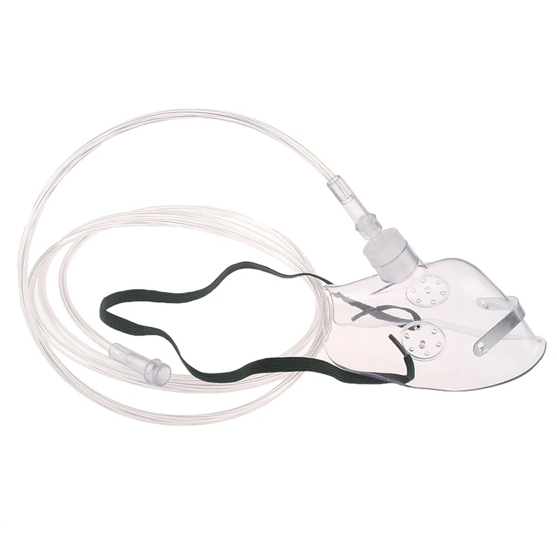 Face Mask Disposable Face Mask Shield Nebulizer Conduit Adult Oxygen Mask With Tube