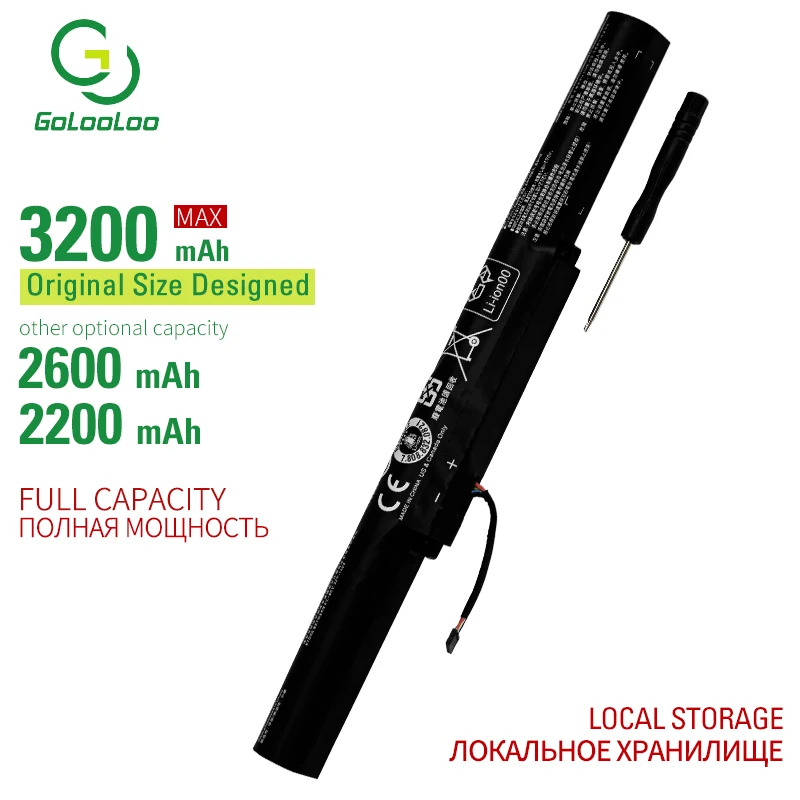 

Golooloo 4 cells laptop battery for Lenovo Y50C Z41-70 ideapad Z51-70 Z41 Z51 500 L14S4A01 L14L4E01 L14M4A01 L14M4E01 L14S4A01