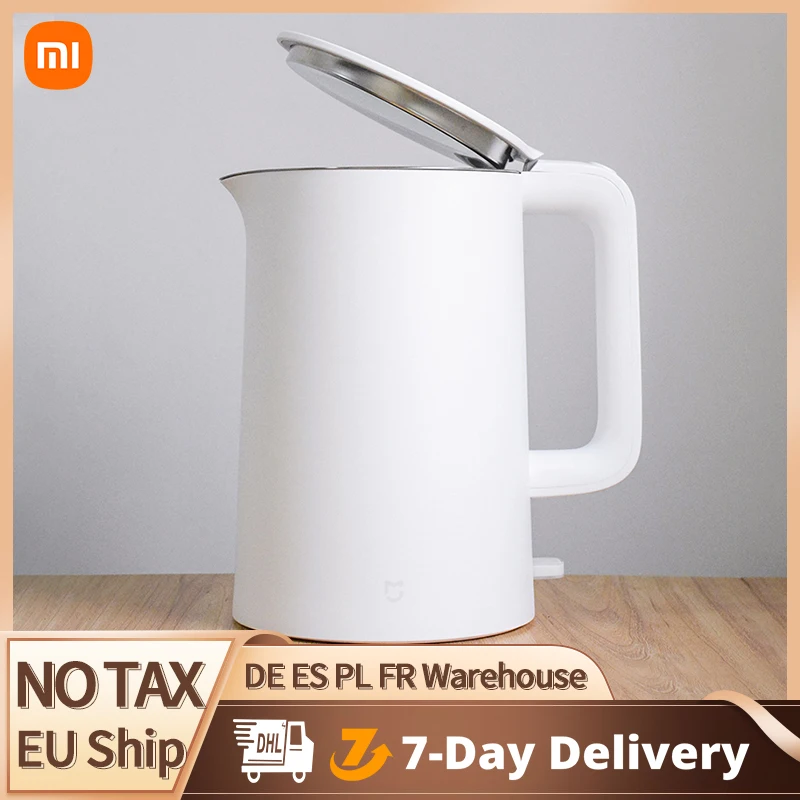 Water-Kettle Boiling Mijia Electric Xiaomi 304-Stainless-Steel Fast 1800W Liner Anti-Scalding