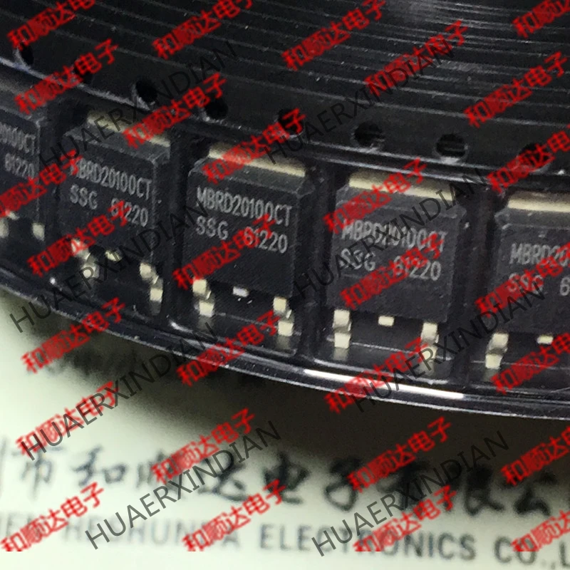 20 шт./лот MBRD20100CT TO-252 100V 20A